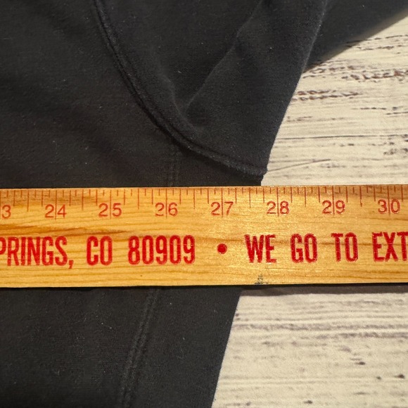 Nike Hoodie Swoosh Logo Pullover Hooded Sweatshirt Black Men's Size 2XL - Picture 11 of 15